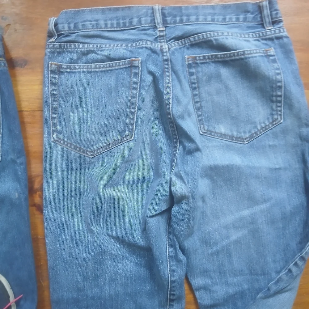 J. Crew Blue Bootcut Jeans Classic Style Two Pair 34X30